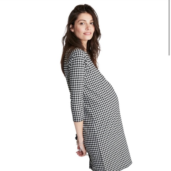 Hatch Dresses & Skirts - Hatch Gingham Shift Dress Maternity Size 1